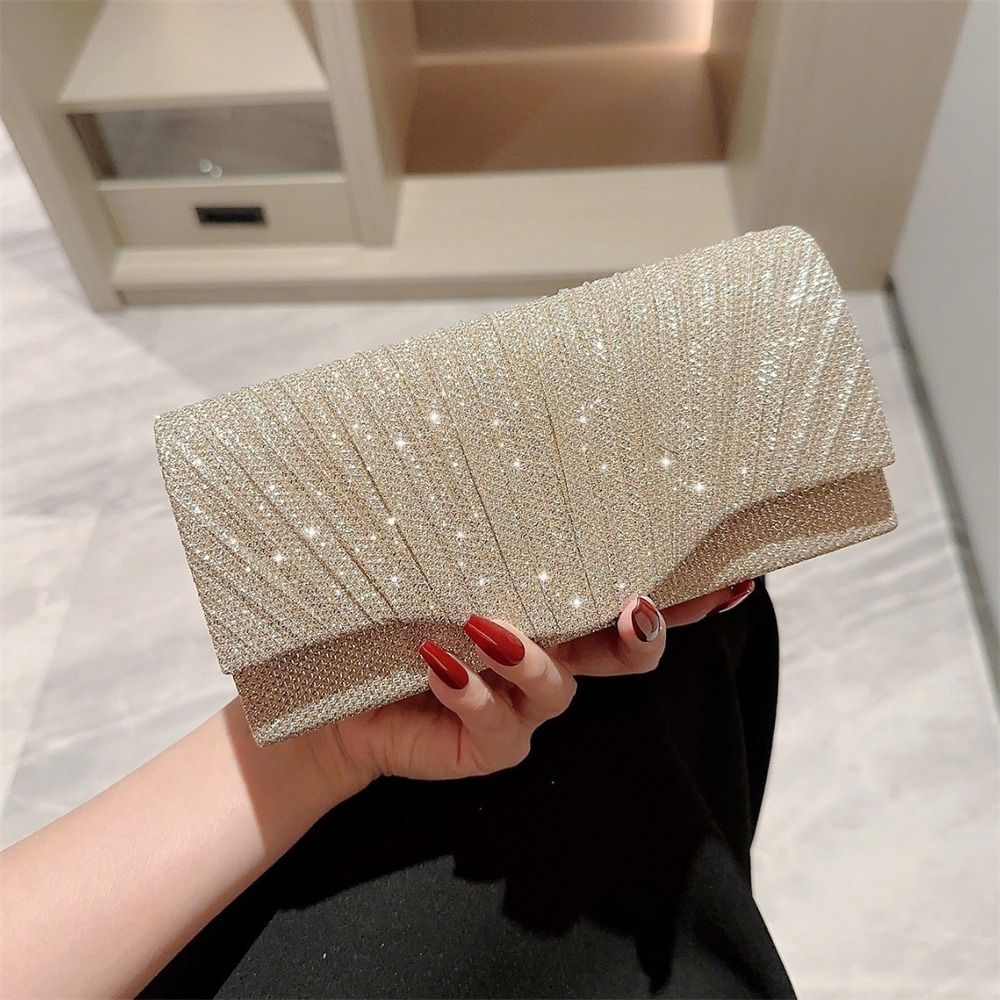 Luxury Bags Vendor - 럭셔리 스팽글 이브닝 백 골드 실버