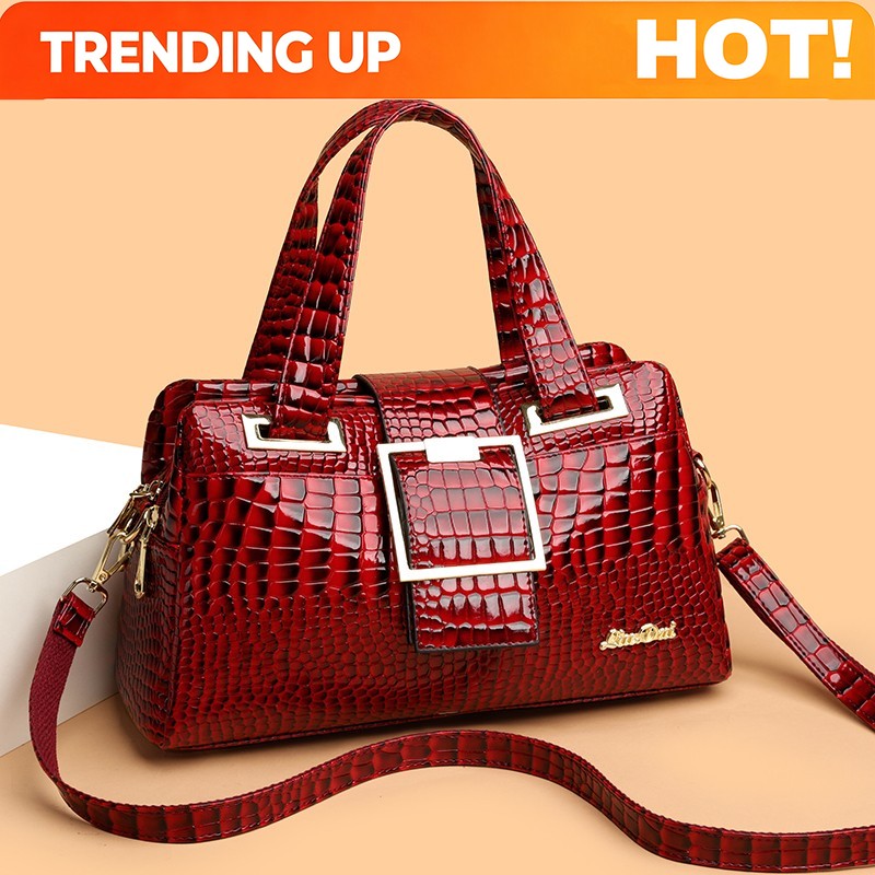 Luxury Bags 2026 - 럭셔리 크로커다일 패턴 핸드백, 인기 급상승