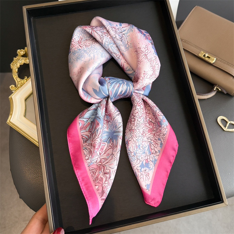 Luxury Bags Designer - 여성용 고급 디자인 프린트 스카프, 실크
