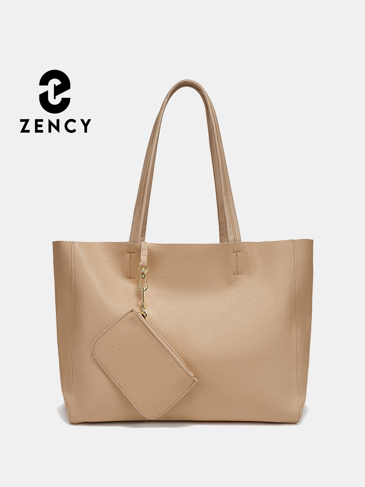 Luxury Bags Vendor - Zency 정품 가죽 대형 토트 백