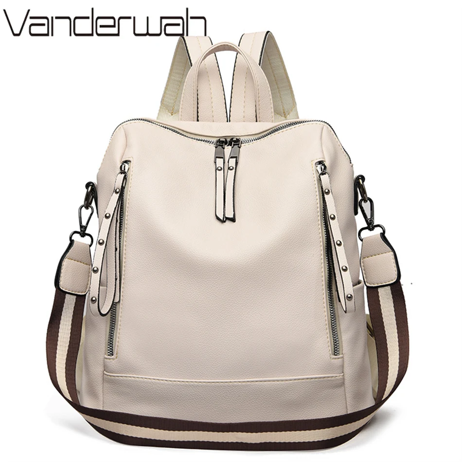 Luxury Bags For School - 브랜드 럭셔리 배낭 부드러운 가죽 방수
