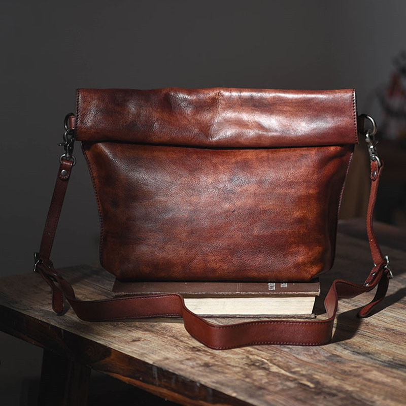 Luxury Bags For Men - 디자이너 천연 천연 가죽 남성용 메신저