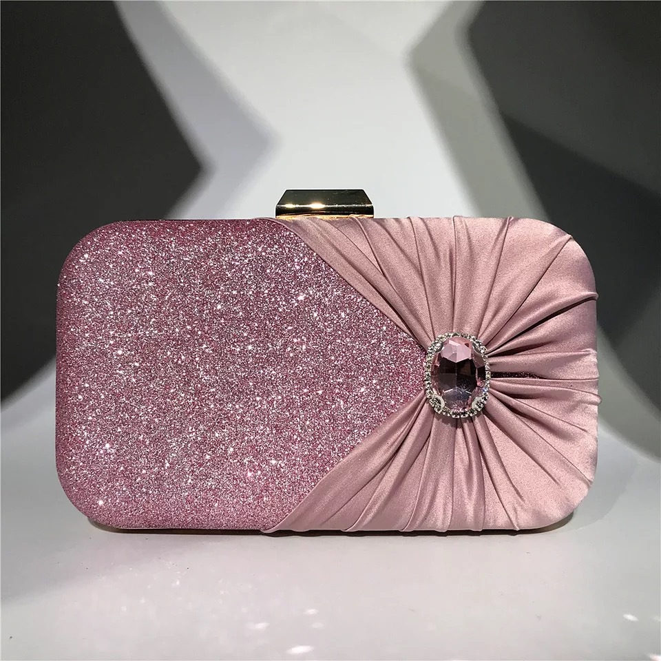 Luxury Bags Vendor - 실버 럭셔리 크리스탈 이브닝 백 여성을위한