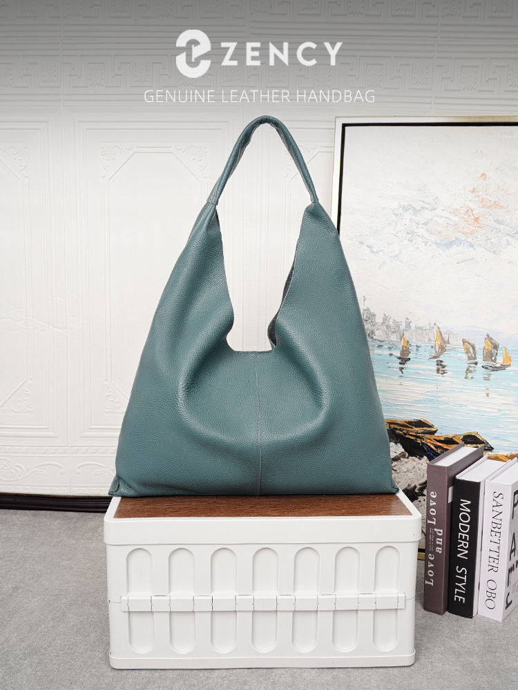 Luxury Bags 2026 - 젠시 소프트 천연 가죽 여성용 빅