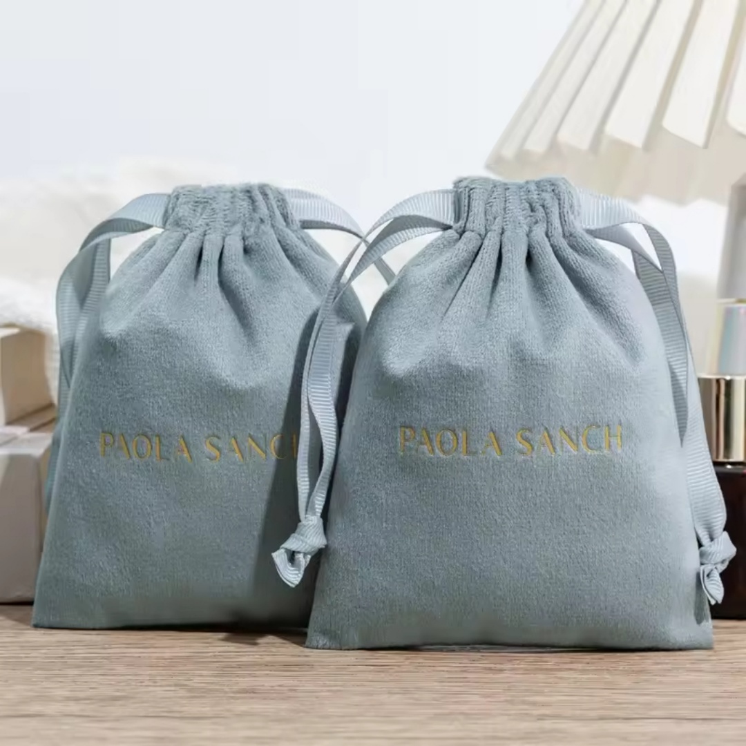 Luxury Bags For School - 맞춤형 로고 인쇄 고급 벨벳 더스트
