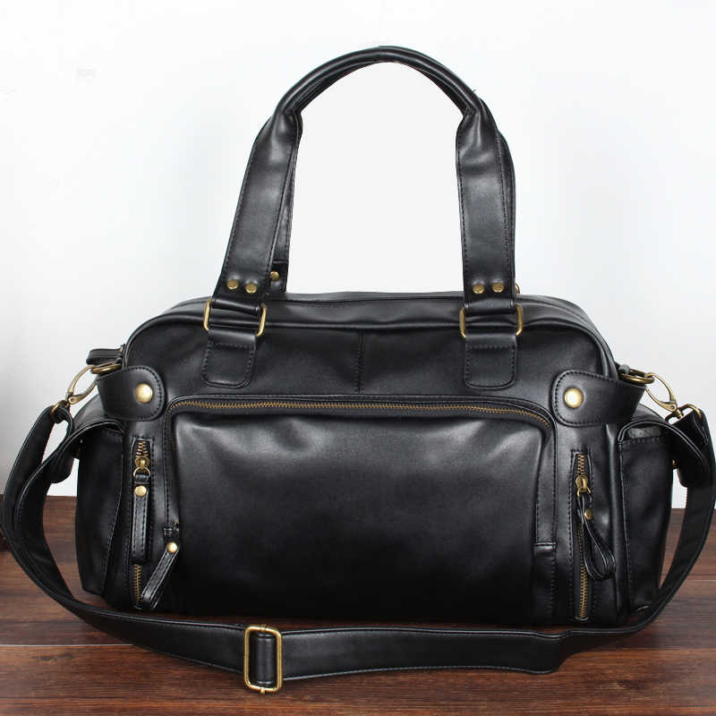 Luxury Bags For Men - 캐주얼 보스턴 핸드백 남성용 럭셔리 디자인