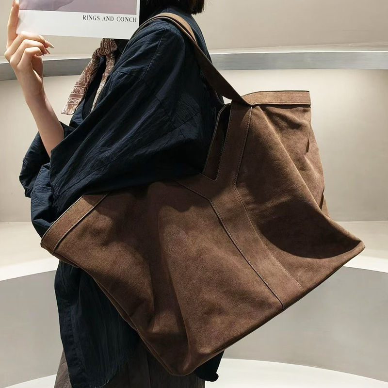 여성용 빈티지 오버 사이즈 인조 스웨이드 토트 백 럭셔 - Luxury Bags 2026 리뷰 및 가격