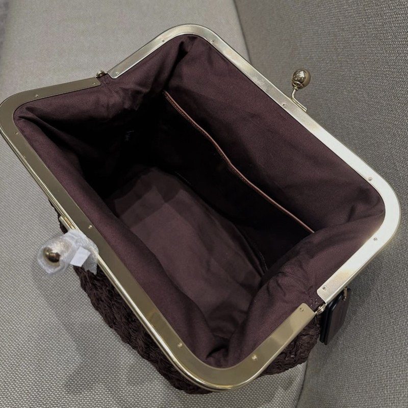 손으로 짠 키스락 프레임 숄더 라피아 클립 스트로 비치 - Luxury Bags 2026 리뷰 및 가격