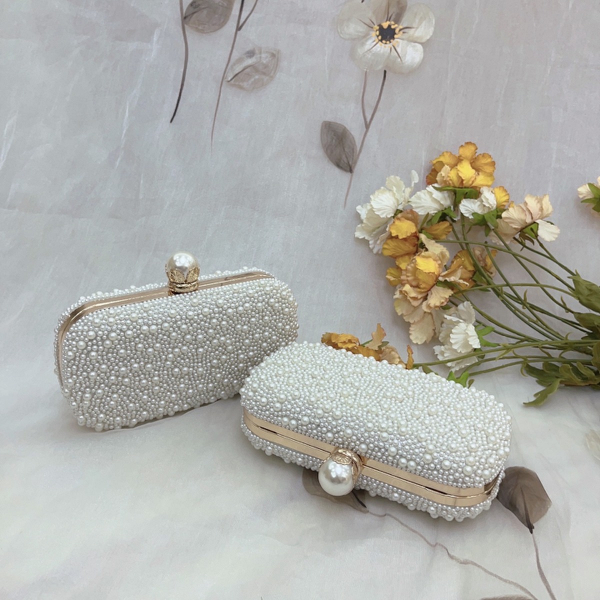 럭셔리 웨딩 이브닝 드레스 백 체인 숄더백 여성용 진주 - Luxury Bags Vendor 리뷰 및 가격