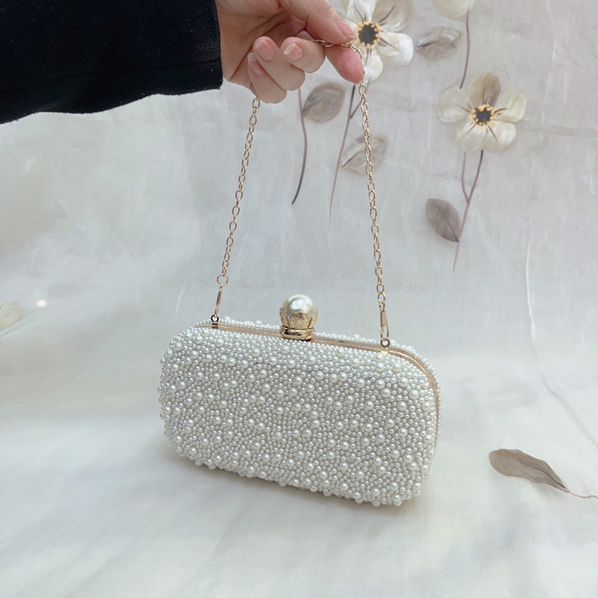 럭셔리 웨딩 이브닝 드레스 백 체인 숄더백 여성용 진주 - Luxury Bags Vendor 리뷰 및 가격