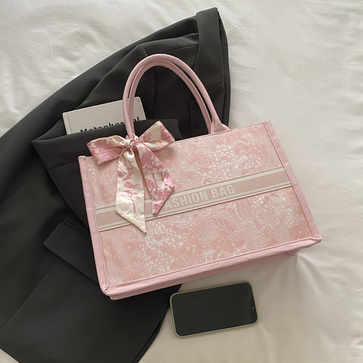 럭셔리하고 우아한 여성용 토트백, 자수 꽃무늬 PU 가 - Luxury Bags Vendor 리뷰 및 가격