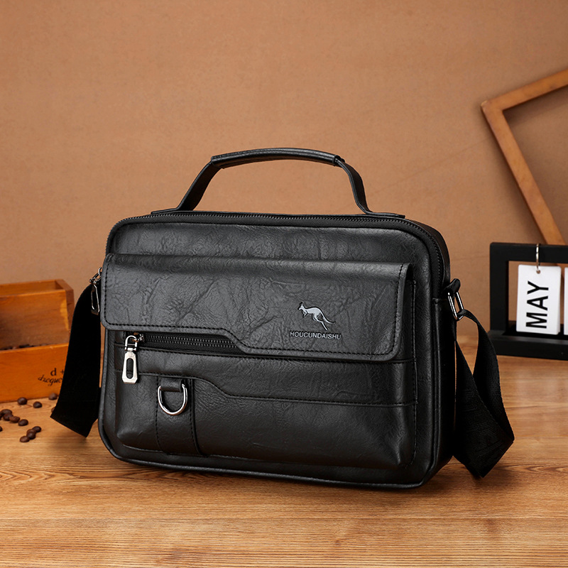 남성용 럭셔리 캥거루 브랜드 메신저 백, 가죽 캐주얼  - Luxury Bags For Men 리뷰 및 가격