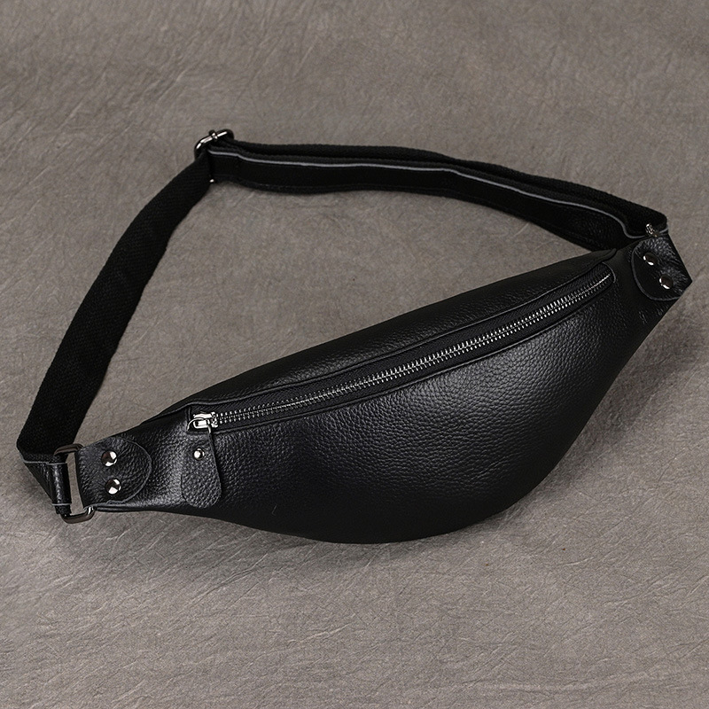 남성용 허리 가방 2024 정품 가죽 아웃도어 가죽 체 - Luxury Bags For Men 리뷰 및 가격