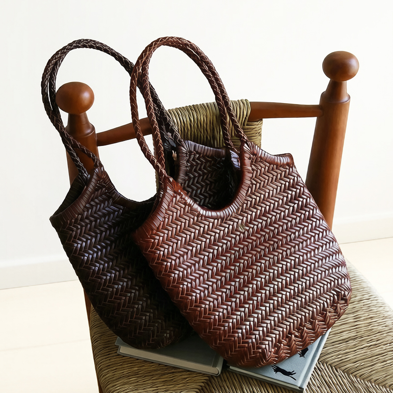 여성을위한 손으로 짠 정품 가죽 소형 토트 백 럭셔리  - Luxury Bags 2026 리뷰 및 가격