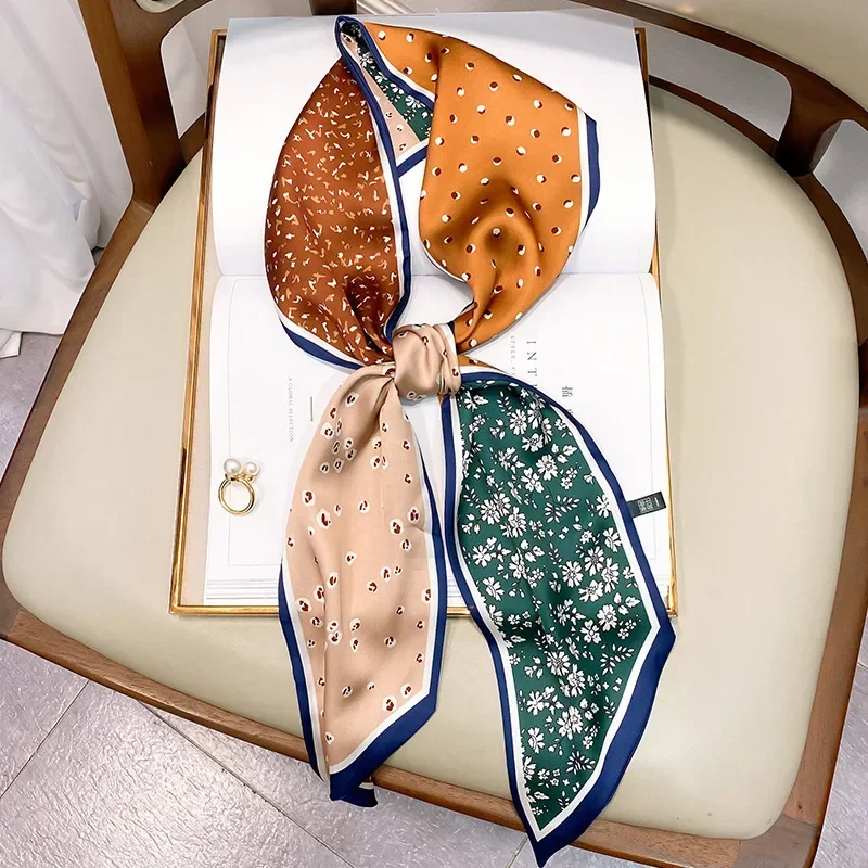 디자인 프린트 스키니 스카프 플래드 말털 헤어밴드 스카 - Luxury Bags Sales 리뷰 및 가격
