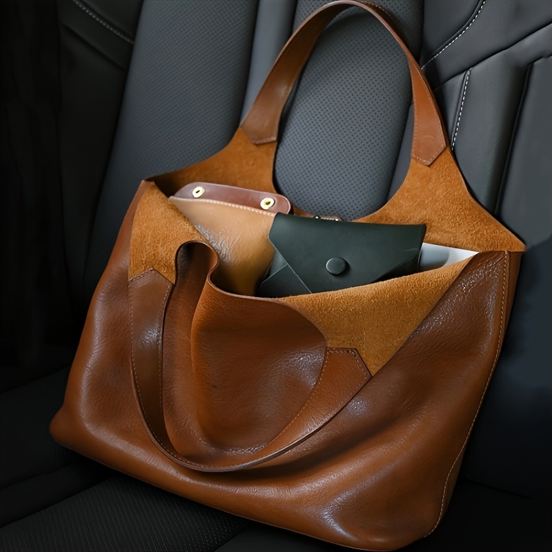 토트백, 넉넉한 사이즈의 부드러운 브라운 소재, 가벼운 - Luxury Bags Tote 리뷰 및 가격
