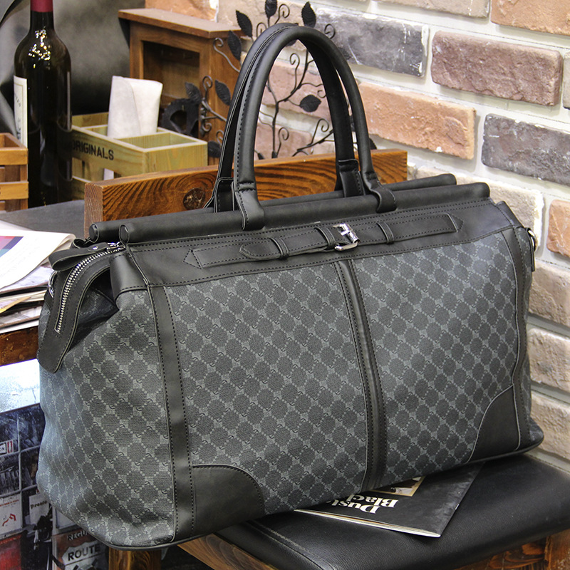 패션 격자 무늬 여행 가방 남자 핸드백 대용량 탑 핸들 - Luxury Bags Tote 리뷰 및 가격