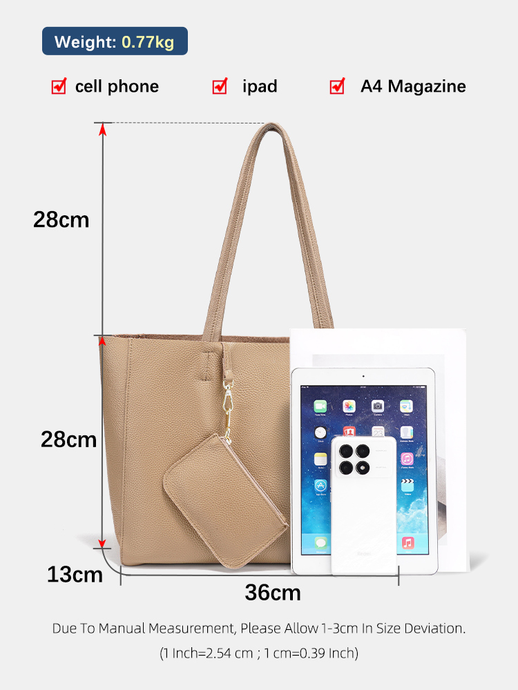 Zency 정품 가죽 대형 토트 백 비치 핸드백 럭셔리 - Luxury Bags Vendor 리뷰 및 가격