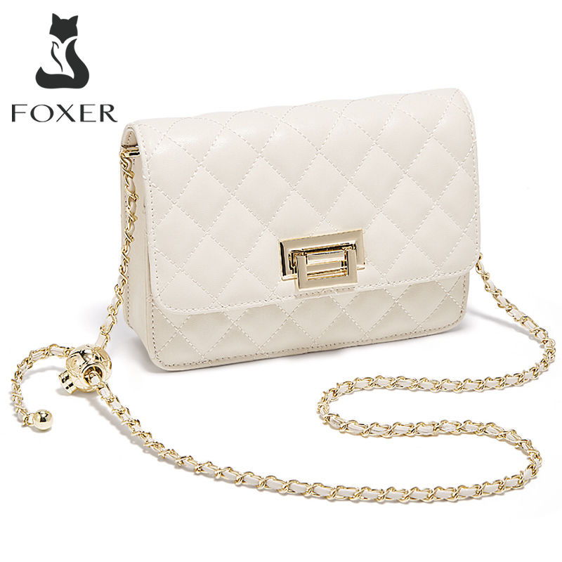 FOXER 2026 여성용 화이트 퀼팅 크로스바디 백  - Luxury Bags White 리뷰 및 가격