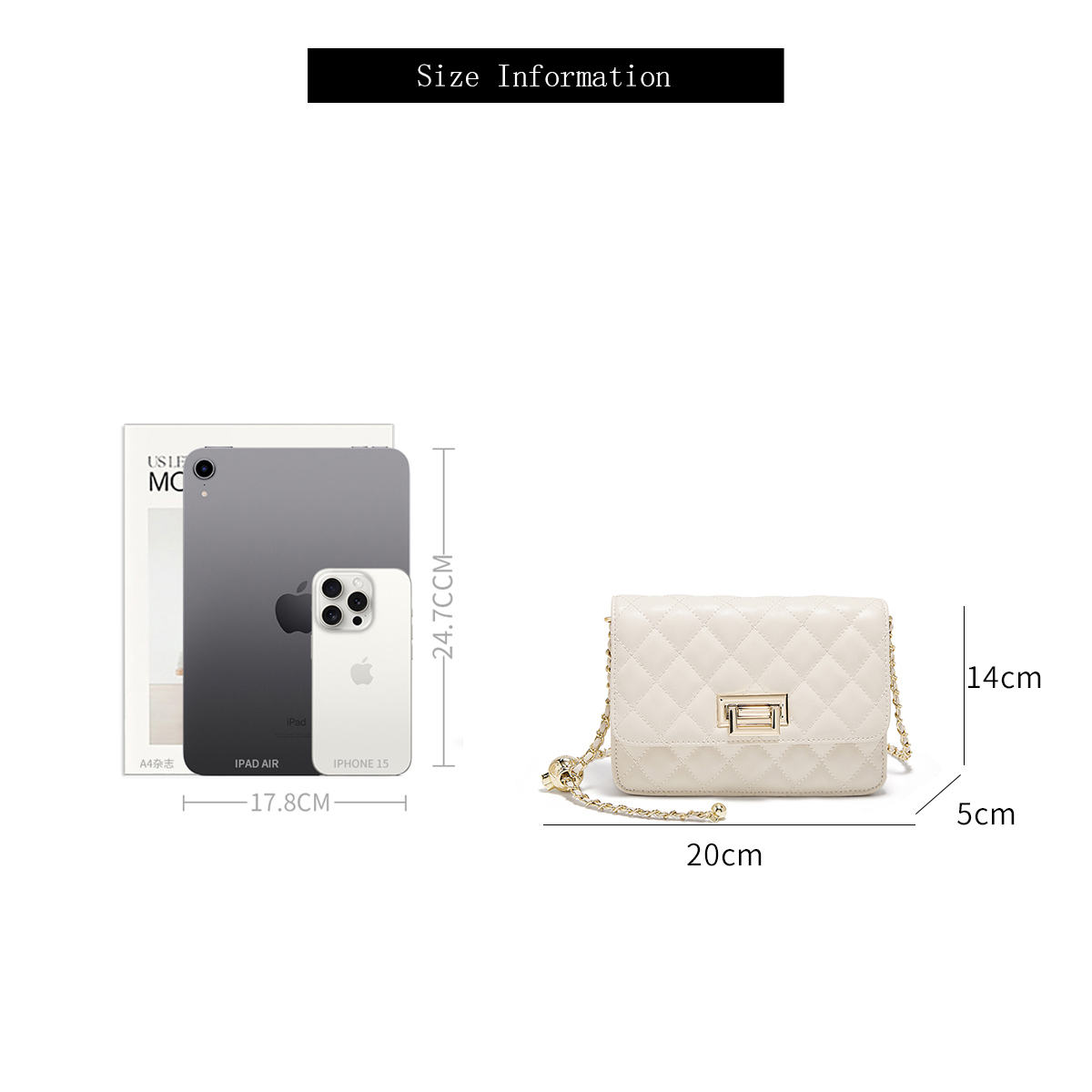 FOXER 2026 여성용 화이트 퀼팅 크로스바디 백  - Luxury Bags White 리뷰 및 가격