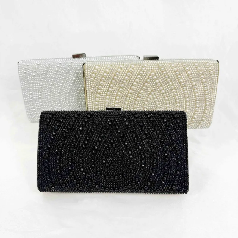 럭셔리 화이트 진주 클러치 백, 우아한 숙녀 정장 파티 - Luxury Bags White 리뷰 및 가격