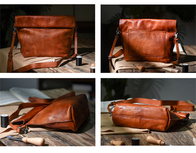 디자이너 천연 천연 가죽 남성용 메신저 백, 데일리 소 - Luxury Bags For Men 리뷰 및 가격