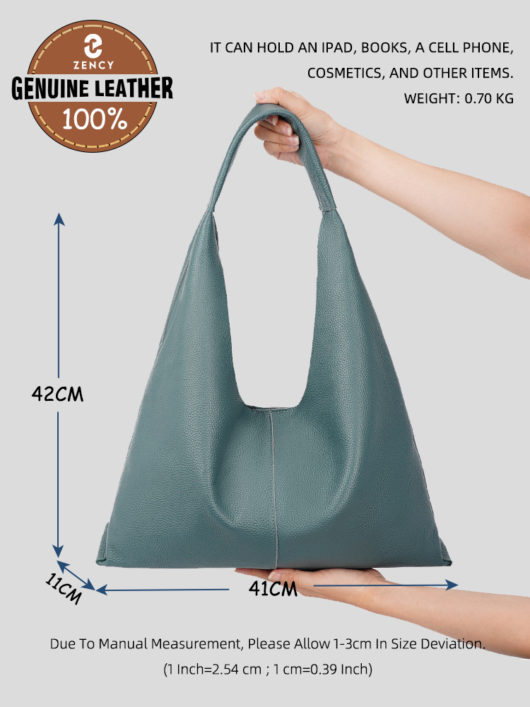 젠시 소프트 천연 가죽 여성용 빅 토트백 핸드백 대용량 - Luxury Bags 2026 리뷰 및 가격