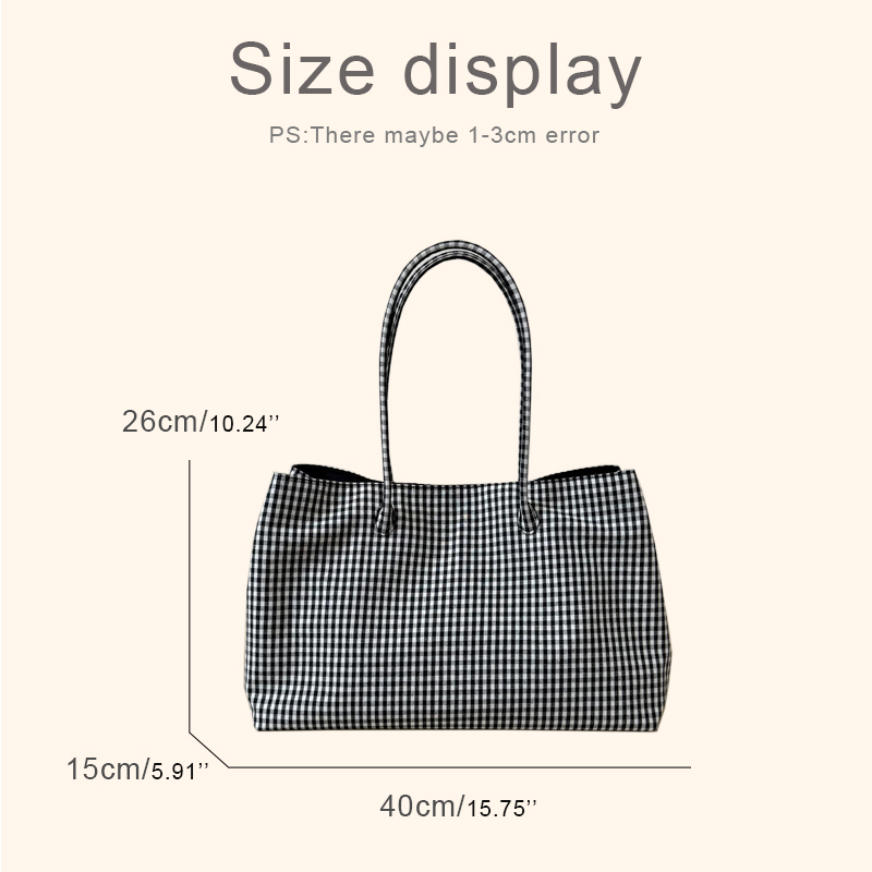 여성용 한국 캐주얼 격자 토트 백 럭셔리 디자이너 핸드 - Luxury Bags 2026 리뷰 및 가격