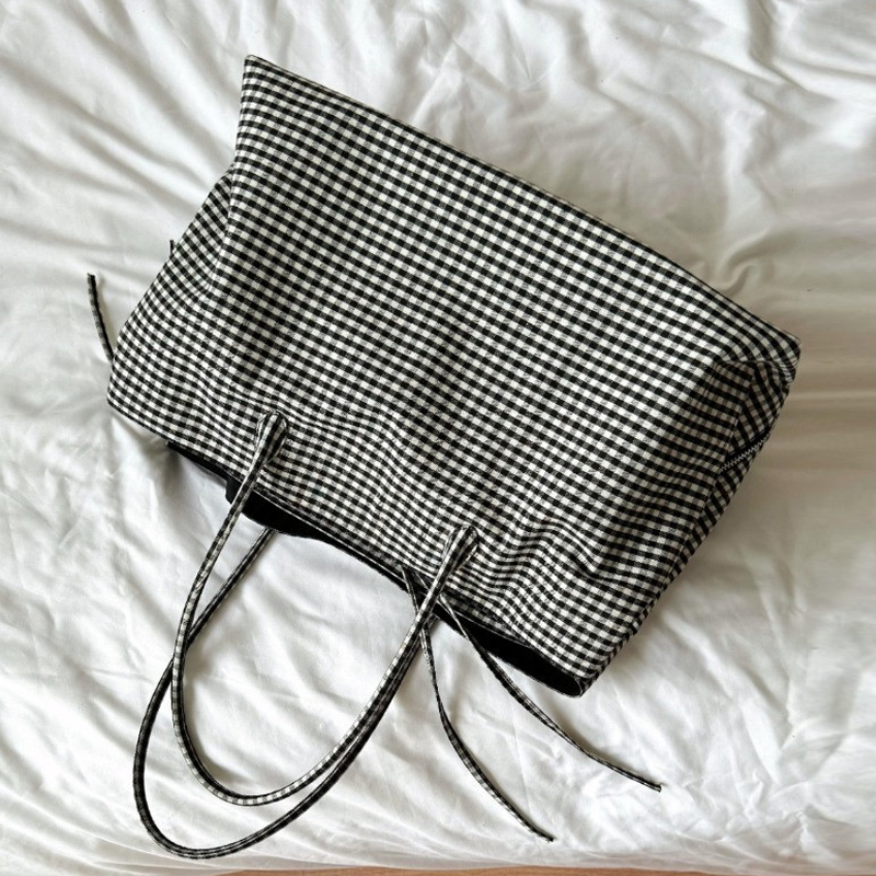 여성용 한국 캐주얼 격자 토트 백 럭셔리 디자이너 핸드 - Luxury Bags 2026 리뷰 및 가격