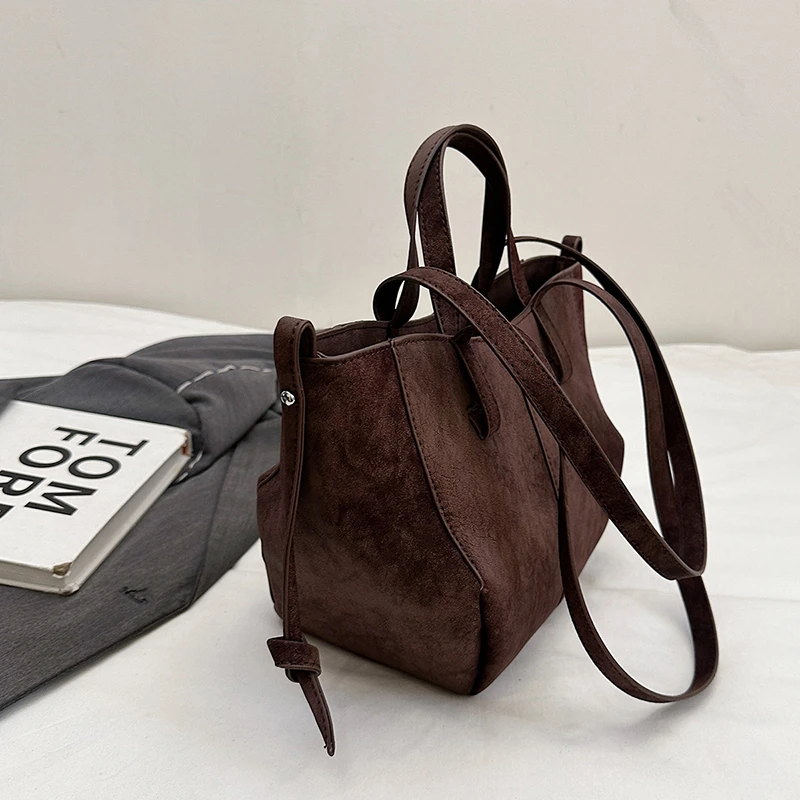 라이트 럭셔리 솔리드 PU 햅스 숄더백 2025 핫세일 - Luxury Bags Sales 리뷰 및 가격