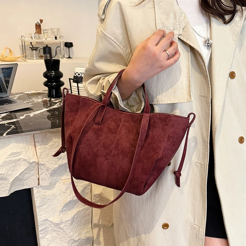 라이트 럭셔리 솔리드 PU 햅스 숄더백 2025 핫세일 - Luxury Bags Sales 리뷰 및 가격