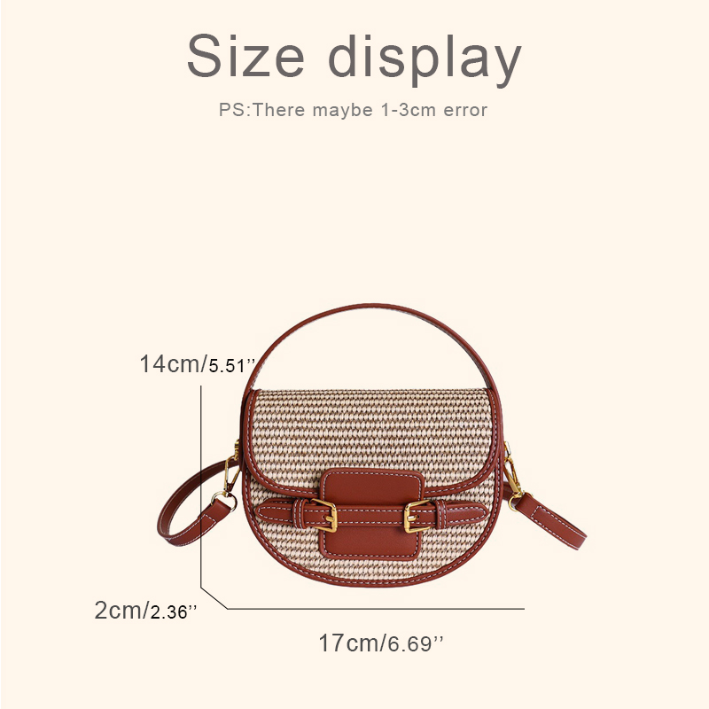 여성을위한 영국 스타일 미니 밀짚 상자 안장 가방 럭셔 - Luxury Bags 2026 리뷰 및 가격