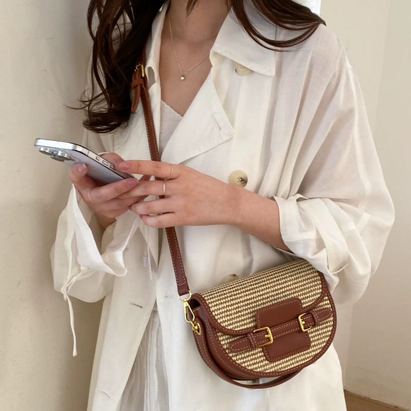 여성을위한 영국 스타일 미니 밀짚 상자 안장 가방 럭셔 - Luxury Bags 2026 리뷰 및 가격
