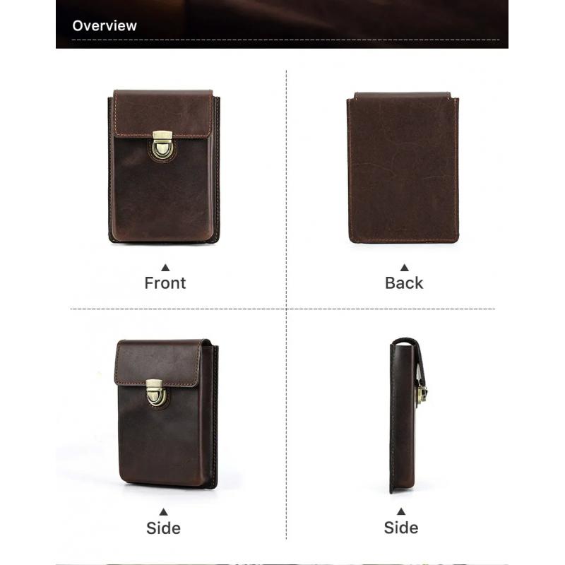 5 슬롯 고급 천연 가죽 펜 케이스, 탈부착 가능한 펜 - Luxury Bags For School 리뷰 및 가격