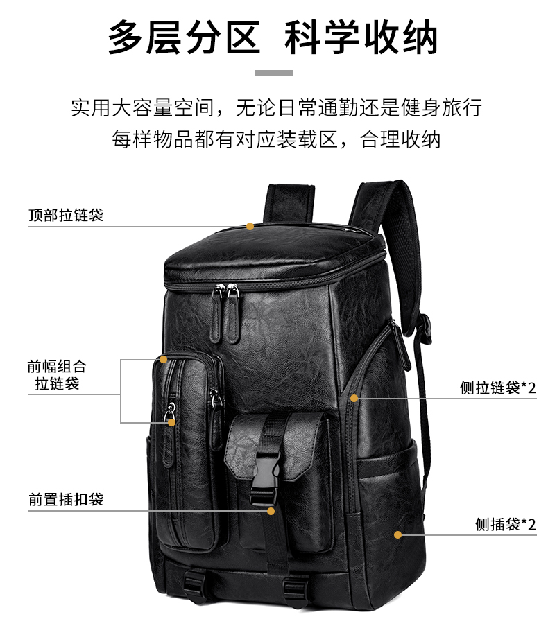 패션 레트로 배낭 남성용 럭셔리 브랜드 배낭 대용량 여 - Luxury Bags For Men 리뷰 및 가격