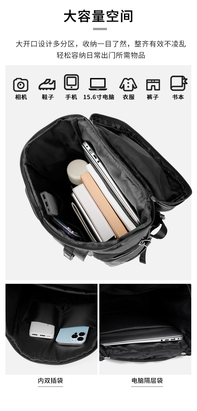 패션 레트로 배낭 남성용 럭셔리 브랜드 배낭 대용량 여 - Luxury Bags For Men 리뷰 및 가격