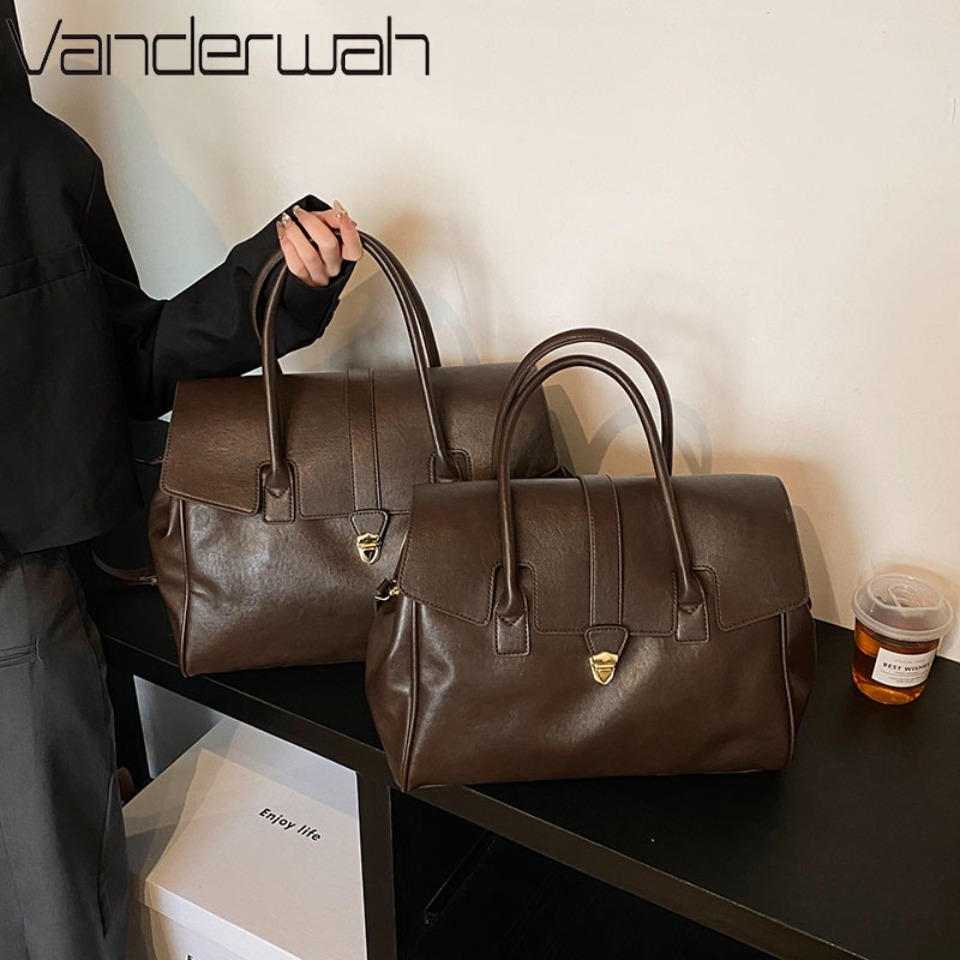럭셔리 대용량 보스턴 여성 숄더 크로스백 PU 가죽 탑 - Luxury Bags Vendor 리뷰 및 가격