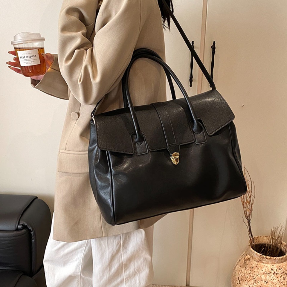 럭셔리 대용량 보스턴 여성 숄더 크로스백 PU 가죽 탑 - Luxury Bags Vendor 리뷰 및 가격