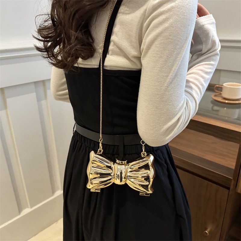 럭셔리 패션 메탈 미니 핸드백 리본 클라스프 장식 유럽 - Luxury Bags Designer 리뷰 및 가격